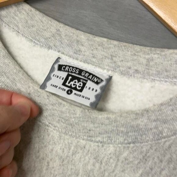 Vintage North Carolina UNC Tar Heels Grey 90s Reverse Weave Sweatshirt Size Larg - Picture 5 of 7